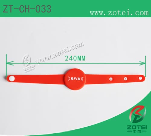 RFID Soft PVC wristband tag_ZT_CH_033_